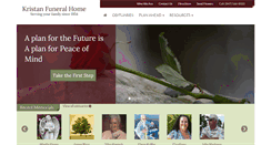 Desktop Screenshot of kristanfuneralhome.com